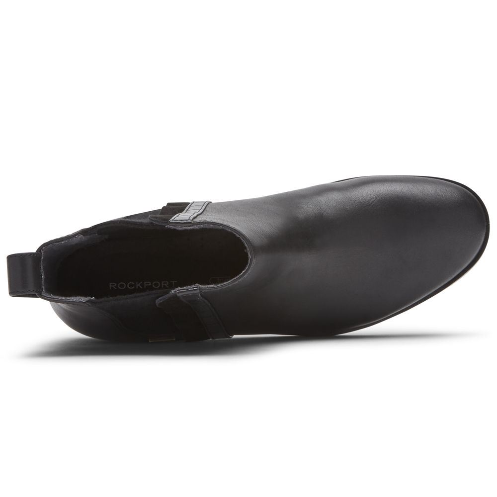Rockport Støvler Dame Svart - Larkyn Chelsea - WEVD52906